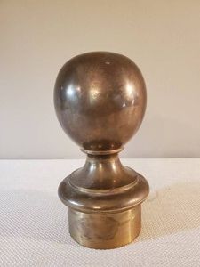 Large Brass Post Finial  Topper