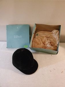Vintage Equestrian Helmet Made in England Millers New York B Altman &amp Co. Hat