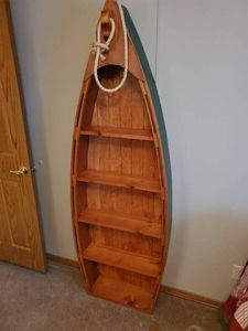 Super cute 72 Tall Canoe Shelf Floor Standing