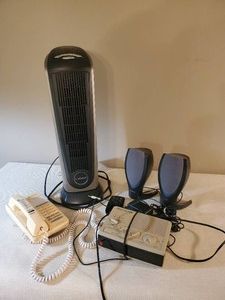 Lot of Misc. Electronics - Lasko Heater, Sony Clock Radio, and more