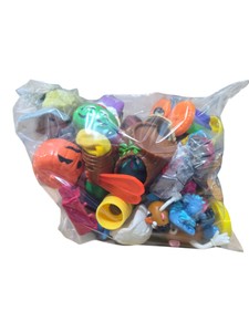 Bag of Mixed Small Toys & Figures  Mr. Potato Head, Plastic Pieces, Play Accessories