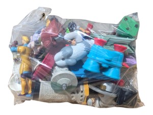 Bag of Mixed Small Toy Figures & Playset Parts  Fast Food Toys, Characters, Accessories