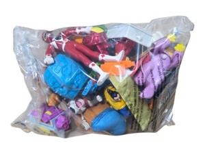 Bag of Mixed Small Toy Figures & Fast Food Toys  Character Toys, Vehicles, Playset Parts