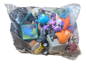 Bag of Mixed Small Toy Figures & Fast Food Toys  Character Toys, Vehicles, Playset Parts