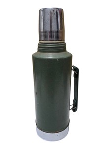 Vintage Stanley Aladdin Green Thermos Bottle, 12 Gallon, No. A945DH