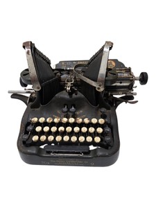Antique Oliver No. 9 Standard Visible Writer Typewriter, Printype, For PartsDecor