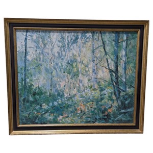 John H. Kauffmann Secret Place Framed Artagraph Art Replica w Certificate