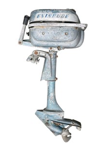 Vintage Evinrude Outboard Boat Motor  PartsRepair  Untested