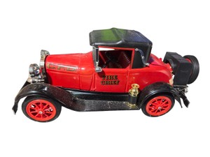 Beams Fire Chief Car Decantor Handcrafted of genuine porcelain in U.S.A.Beam Regal China Decanters