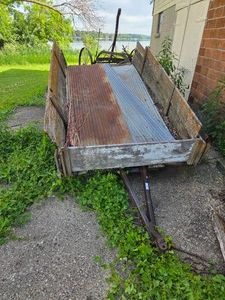 4x8 Rubber Wheel Farm Trailer