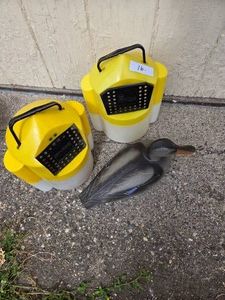2- Minnow Buckets & 1- Duck Decoy