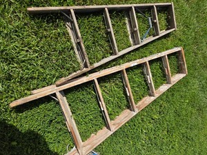 2- Wood Step Ladders