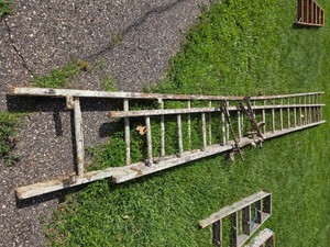 2 Wood Ladders