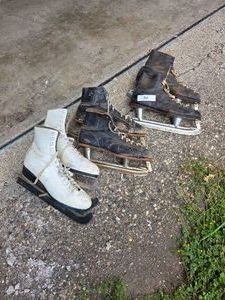 3 Pairs of Vintage Ice Skates
