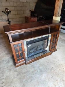 Electric Fireplace TV Stand 5 Long