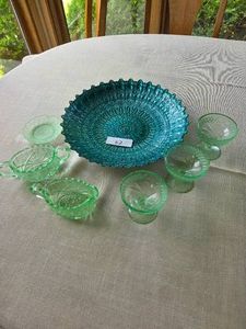 Green Depression Glass