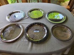6- Silver Platters