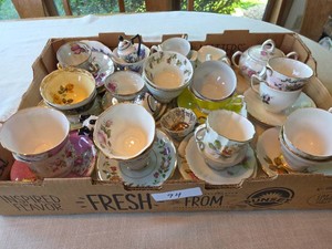 Vintage Bone China Tea Cup Sets