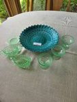 Green Depression Glass