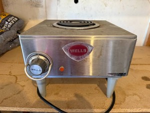 Wells Model H33 Commercial Countertop Electric Single Burner Hotplate