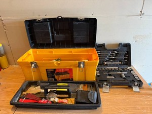 Toolbox with Contents & Tool Kit