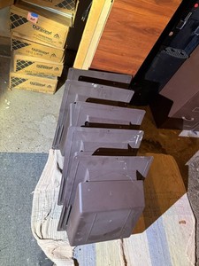 5 New Plastic Slant Back Roof Vents
