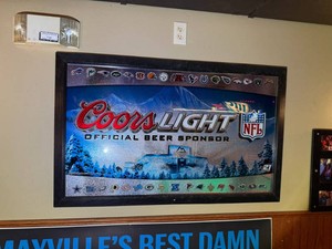 Coors Light NFL Mirror 30 x 48