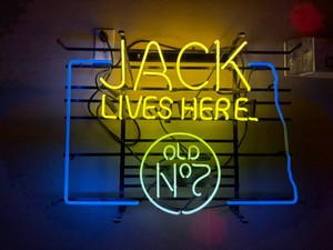 Jack Lives Here Old No 7 Neon Sign