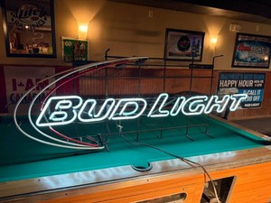 6 Long Bud Light Neon Sign
