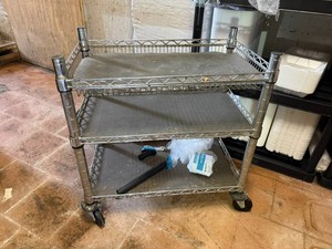 Metal Rolling CartStorage 18 x 30