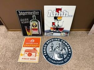Metal Bar Signs