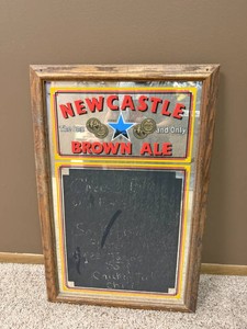 New Castle Brown Ale Chalk Board Sign 19 x 30