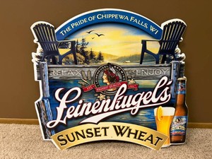 Leinenkugels Sunset Wheat Metal Sign
