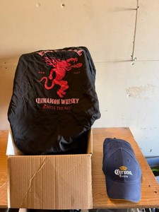 3 New Corona Extra Caps & 8 New Fireball T Shirts (mostly L & XL)
