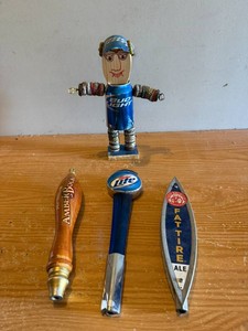 Beer Tap Handles & Bud Light Novelty Man