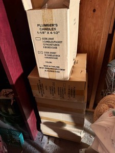 5 Cases of Plumbers Candles