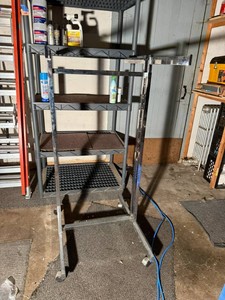 Rolling Adjustable Clothes Rack
