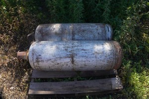 2 - 100 lb Propane Cylinders