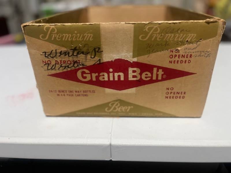 Vintage Grain Belt Beer Box