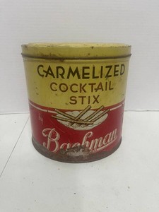 Vintage Bachman Caramelized Cocktail Stix Tin