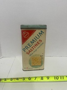 Vintage Premium Saltines Cracker Tin