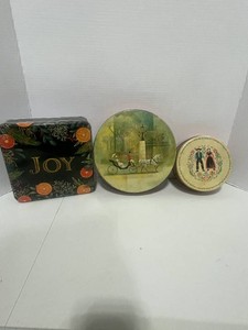 Two Vintage Candy Tins and one Newer