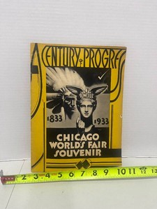 1933 Chicago Worlds Fair Souvenir Program Great Condition