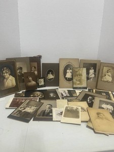 Wonderful Lot of 35 Antique Photographs
