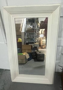 Sharp Looking Wood Framed Mirror 42 x 30