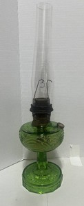 Green Aladdin Oil Lamp Washington Drape
