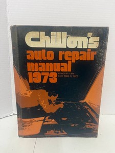 1973 Chillons Auto Repair Manual American Cars from 1966-1973