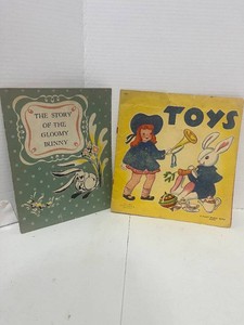 1948 Toys A Fuzzy Wuzzy Book and The Story of the Gloomy Bunny