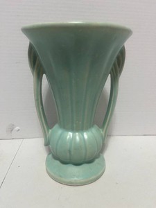 McCoy Light Blue Trophy Vase