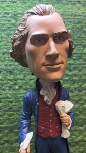 Thomas Jefferson Bobblehead 2017 Royal Bobbles TM- Presidential Collectibles
